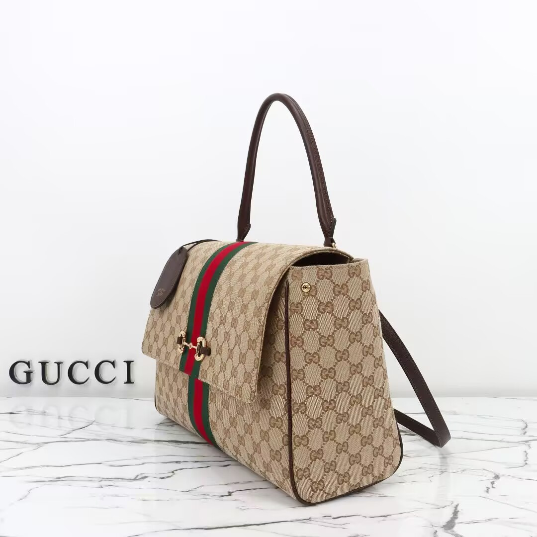 Gucci Paparazzo Large Top Handle Bag 37x29x13cm