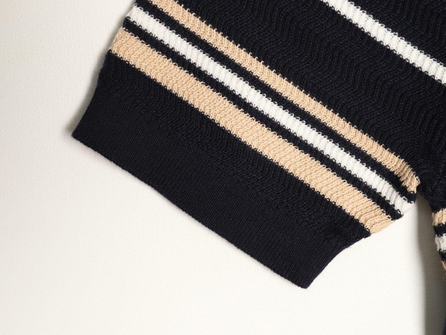 LORO PIANA Knitting Short-sleeved T-shirt