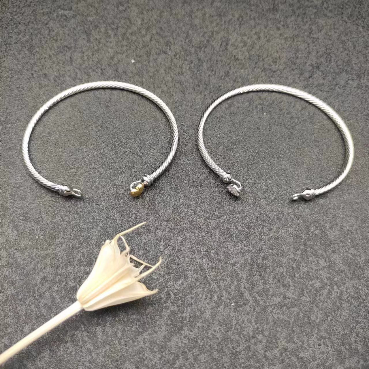 David Yurman 3mm Hook Bracelet(wrist circumference 15-18cm)