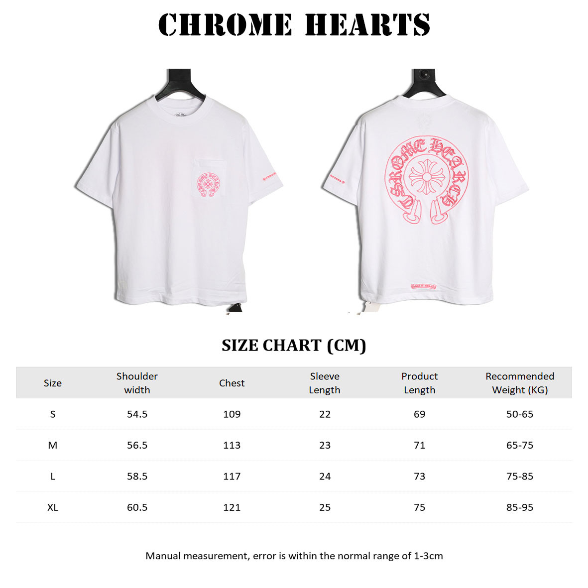 Chrome hearts Short-sleeved T-shirt