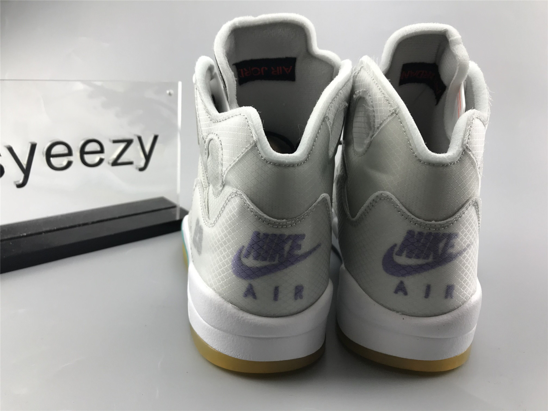 UA AIR JORDAN 5 RETRO SP "OFF-WHITE" "WHITE TEAL"