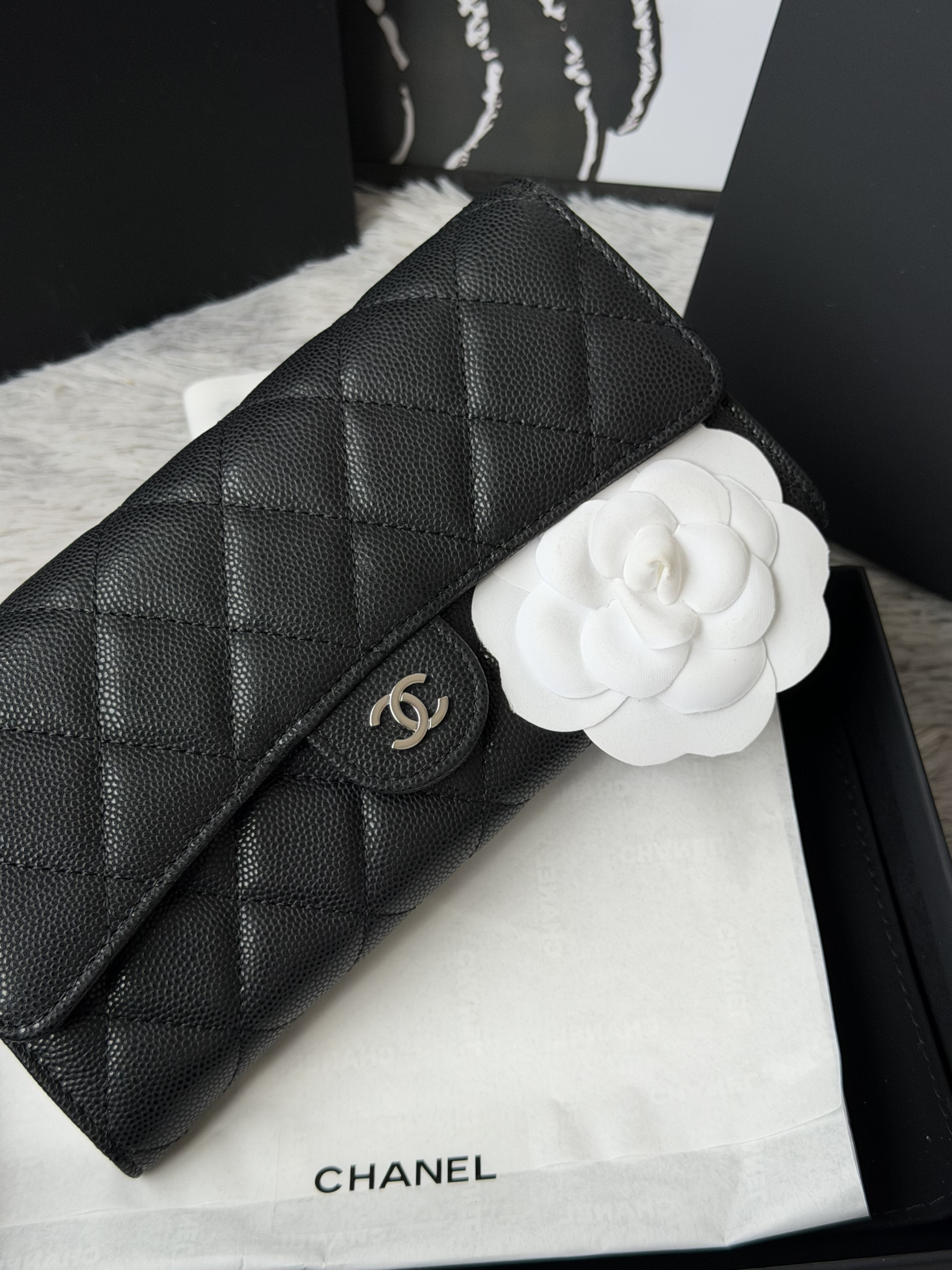 Ch**el wallet 80758 10x19x3cm