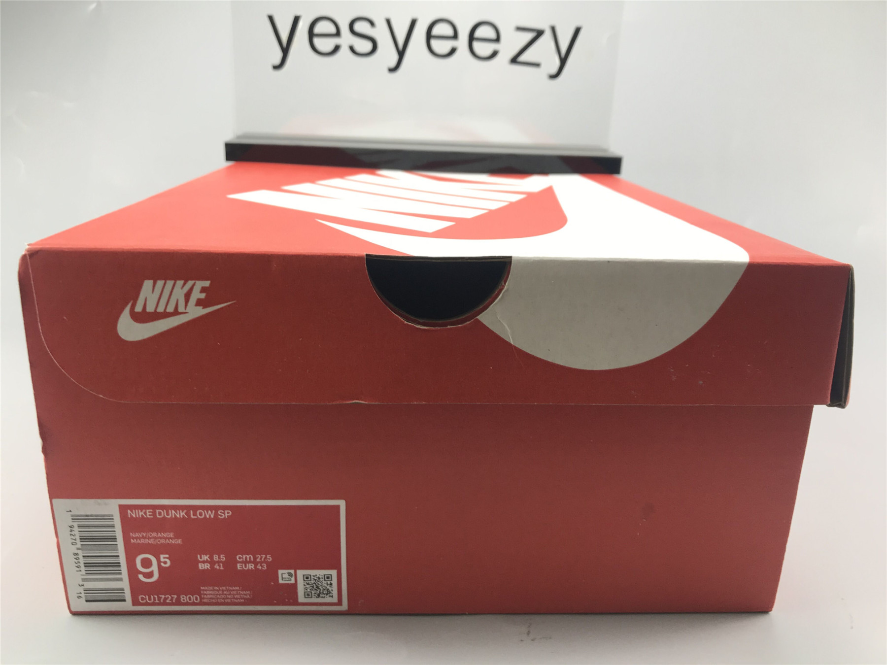 UA NIKE DUNK LOW SP CHAMP COLORS UNIVERSITY ORANGE MARINE