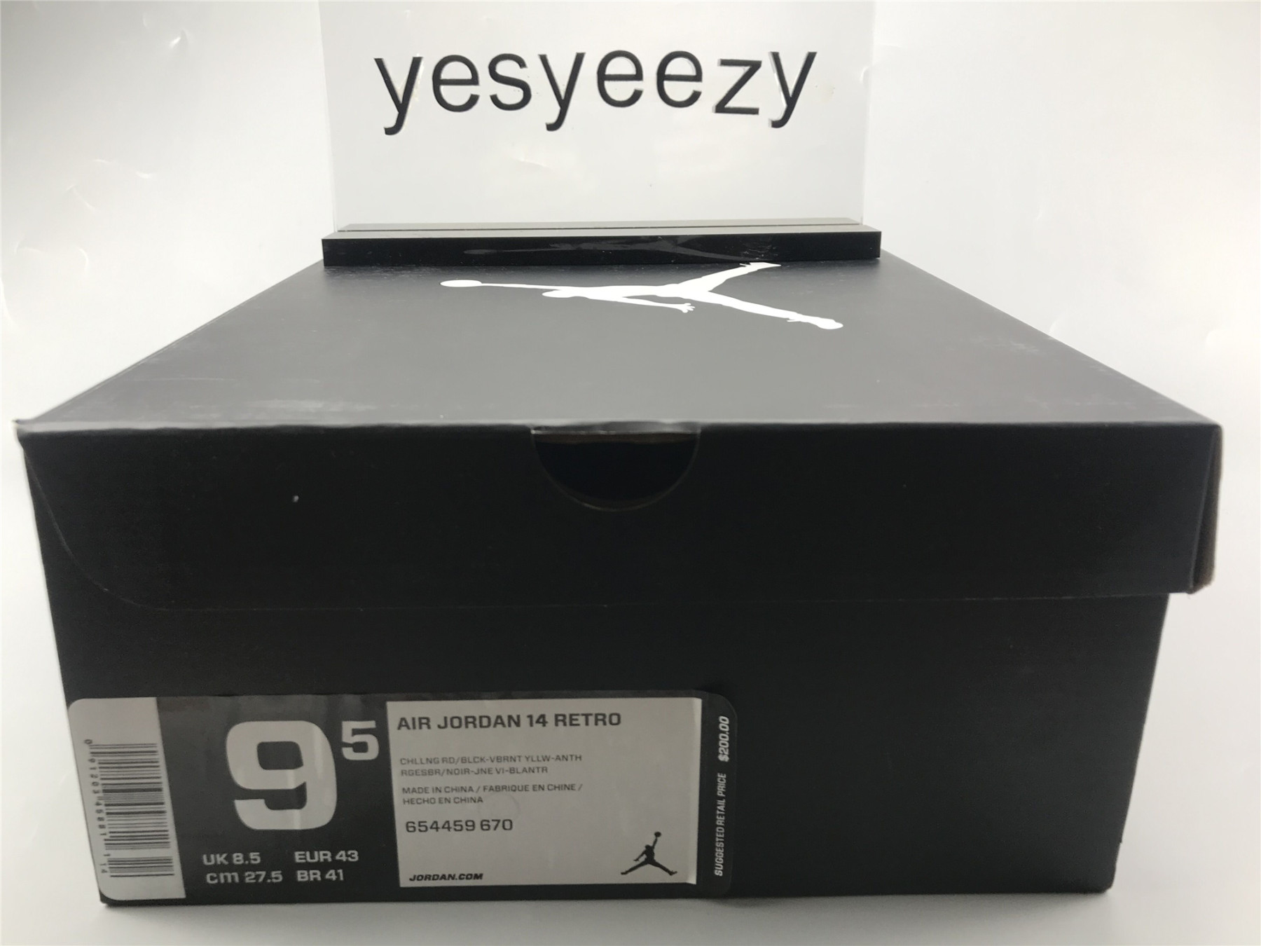 UA AIR JORDAN 14 RETRO "FERRARI"