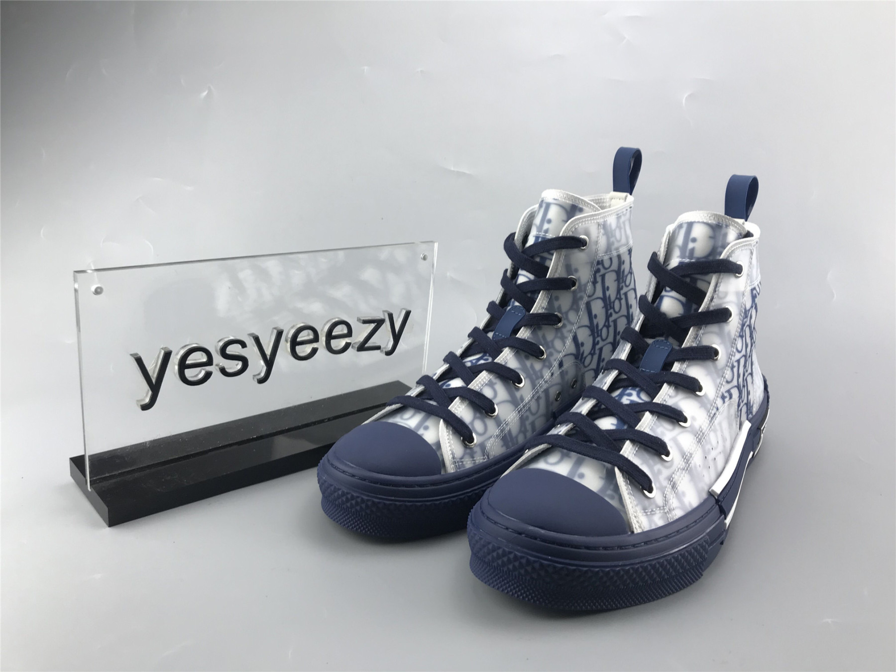 UA Dior B23 HIGH TOP BLUE OBLIQUE