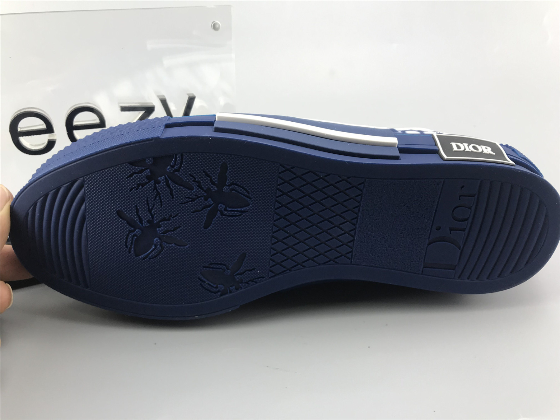 UA Dior B23 LOW TOP BLUE OBLIQUE