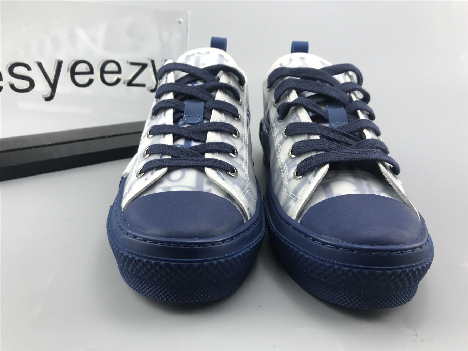 UA Dior B23 LOW TOP BLUE OBLIQUE