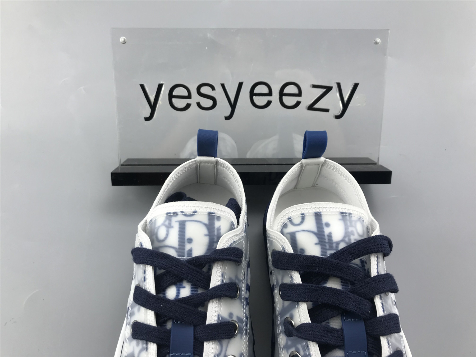 UA Dior B23 LOW TOP BLUE OBLIQUE