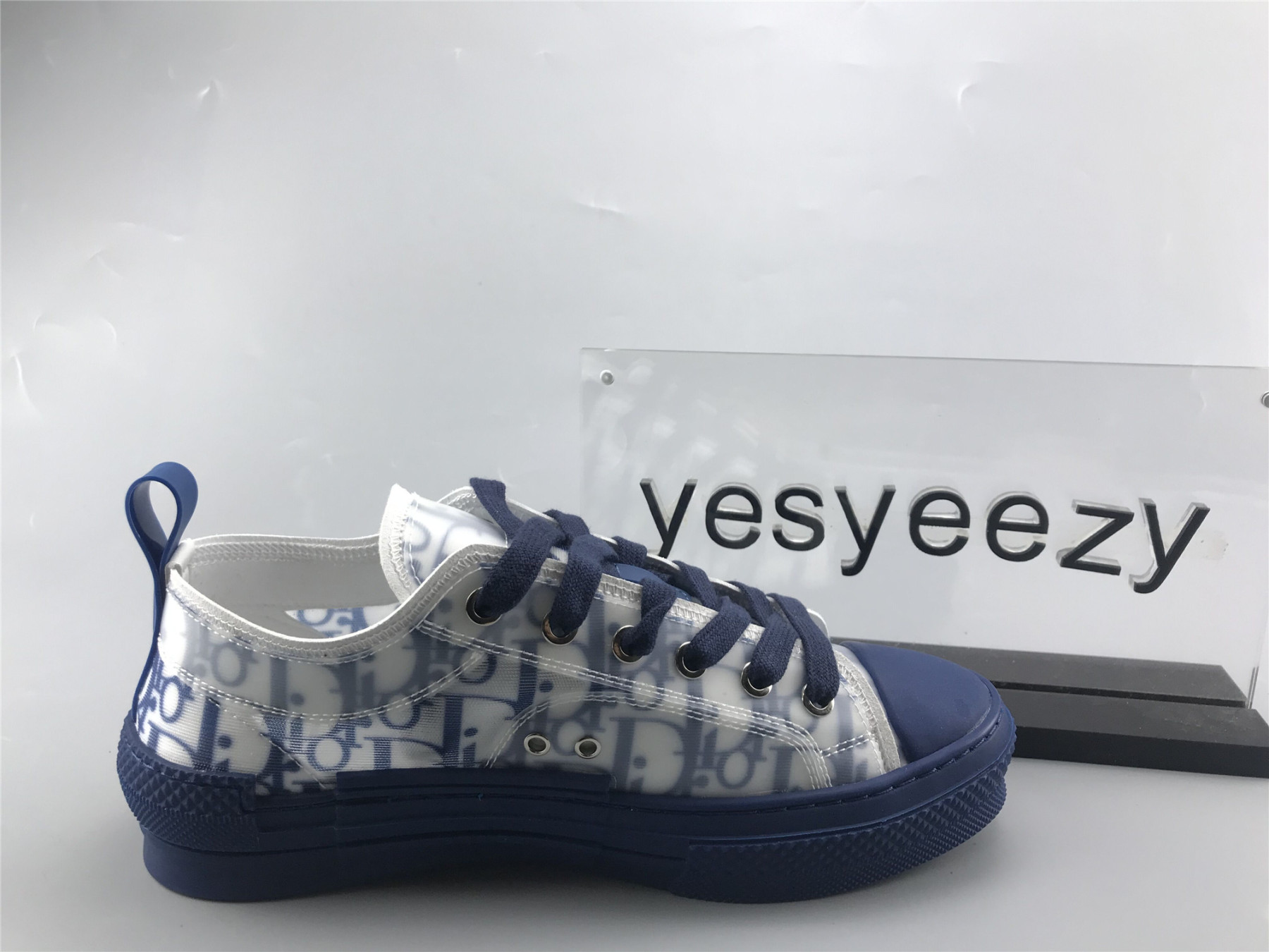 UA Dior B23 LOW TOP BLUE OBLIQUE