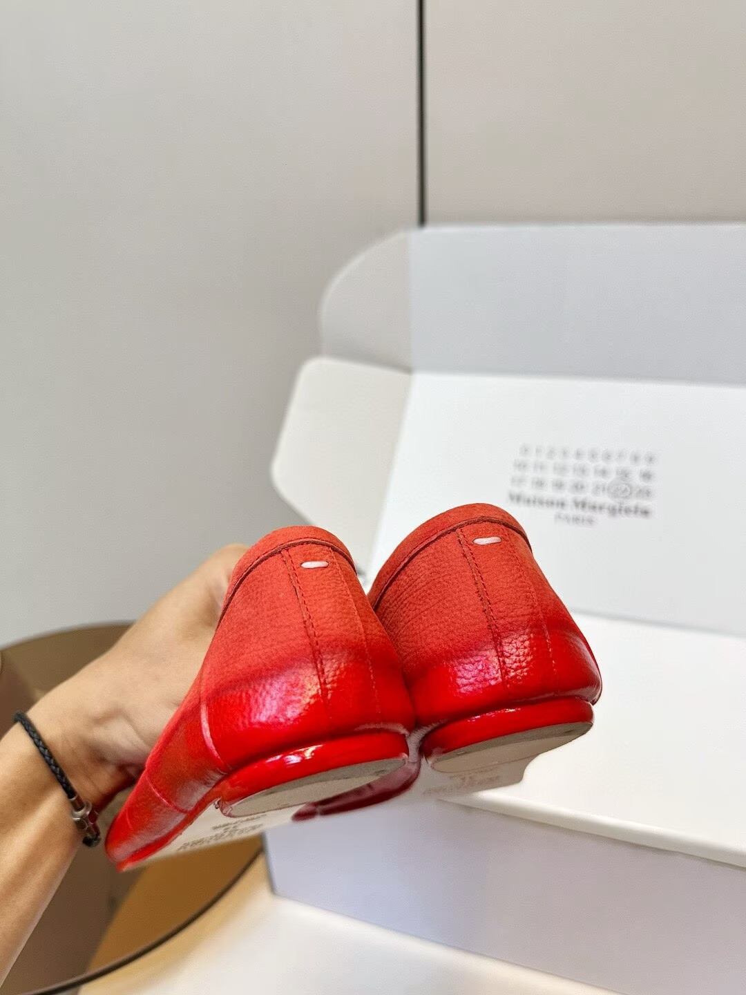 UA Maison Margiela Tabi Leather Ballet Flats