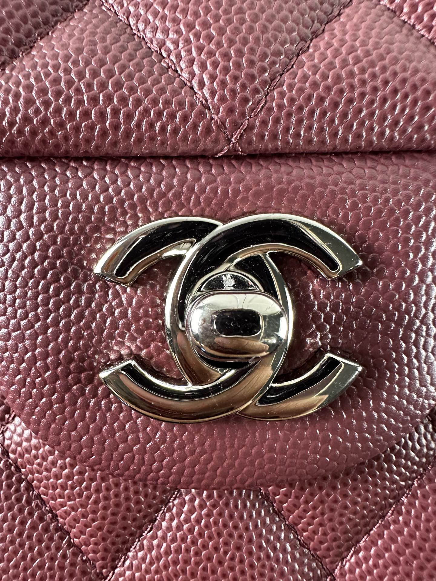 Ch**el CLASSIC 11.12 HANDBAG 14.5×23×6cm