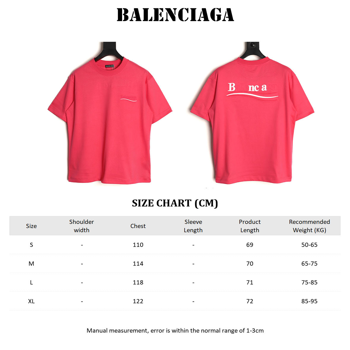 Balenciaga 26ss Short-sleeved T-shirt