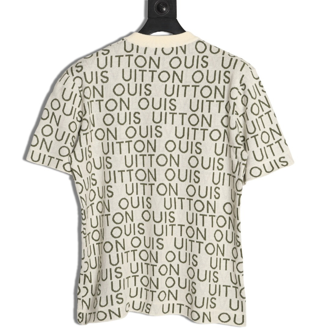 Louis Vuitton Knitting Short-sleeved T-shirt