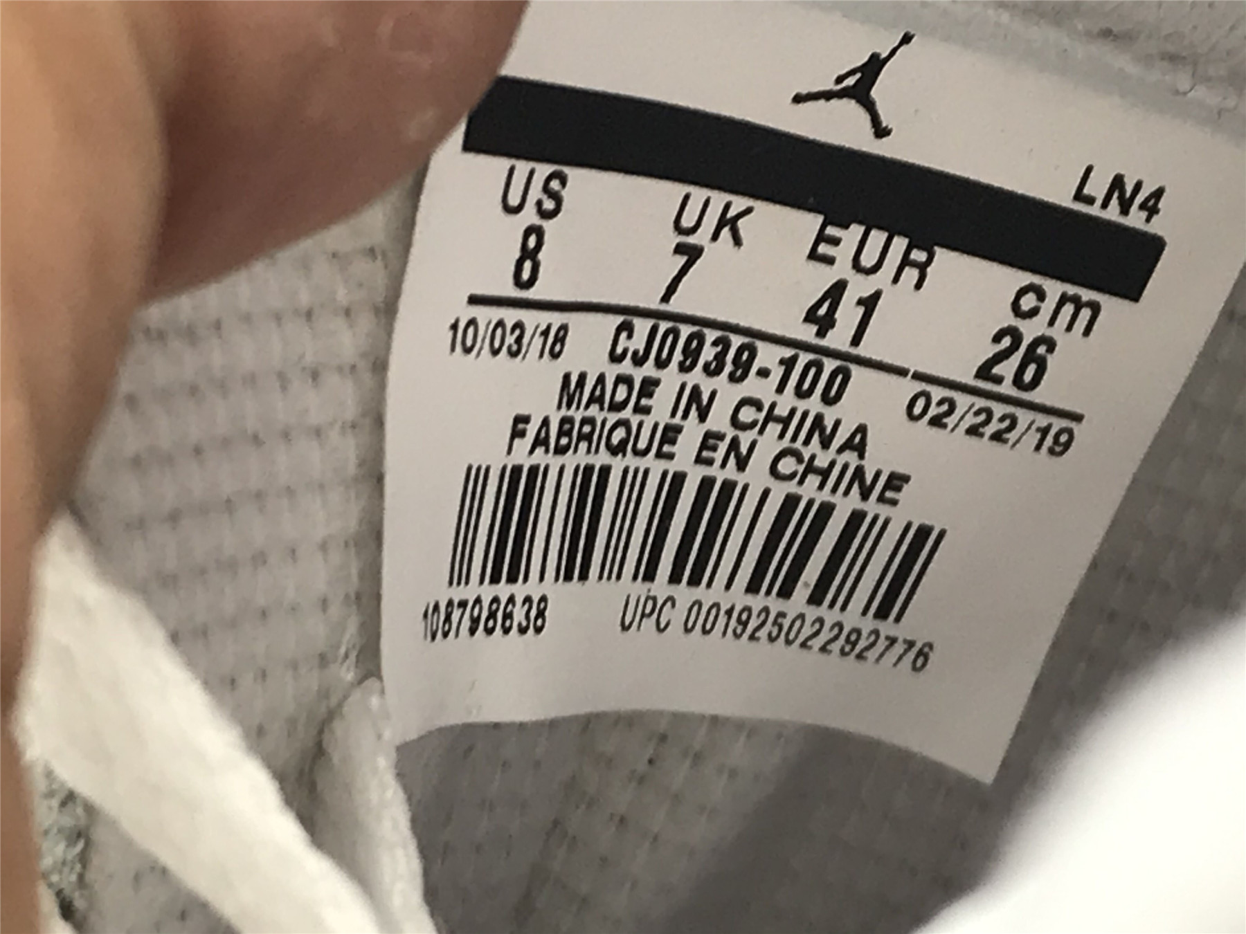 UA AIR JORDAN 3 RETRO TINKER 