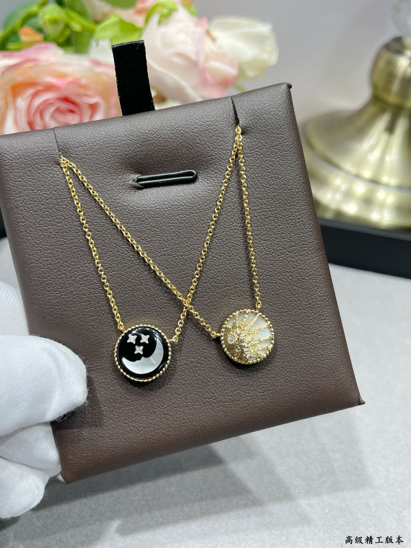 D10r Rose Céleste Medallion Necklace