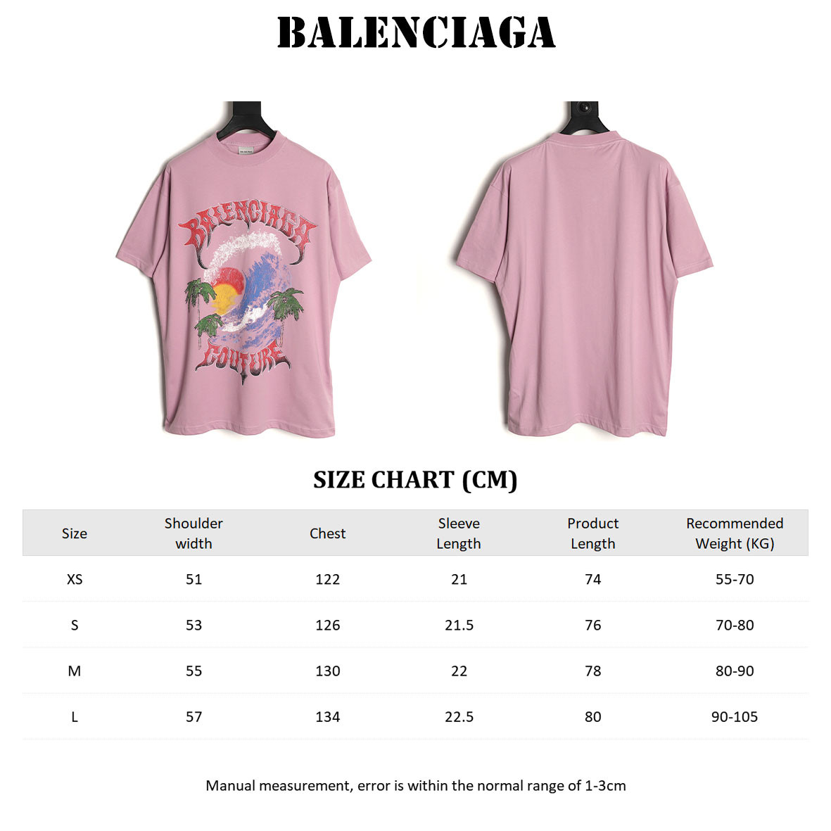 Balenciaga 26ss Short-sleeved T-shirt