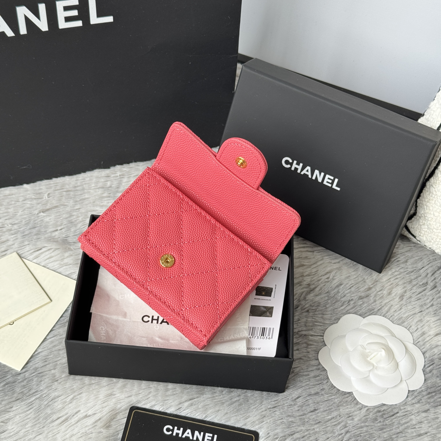 Ch**el card holder 10.5x7.5x3cm