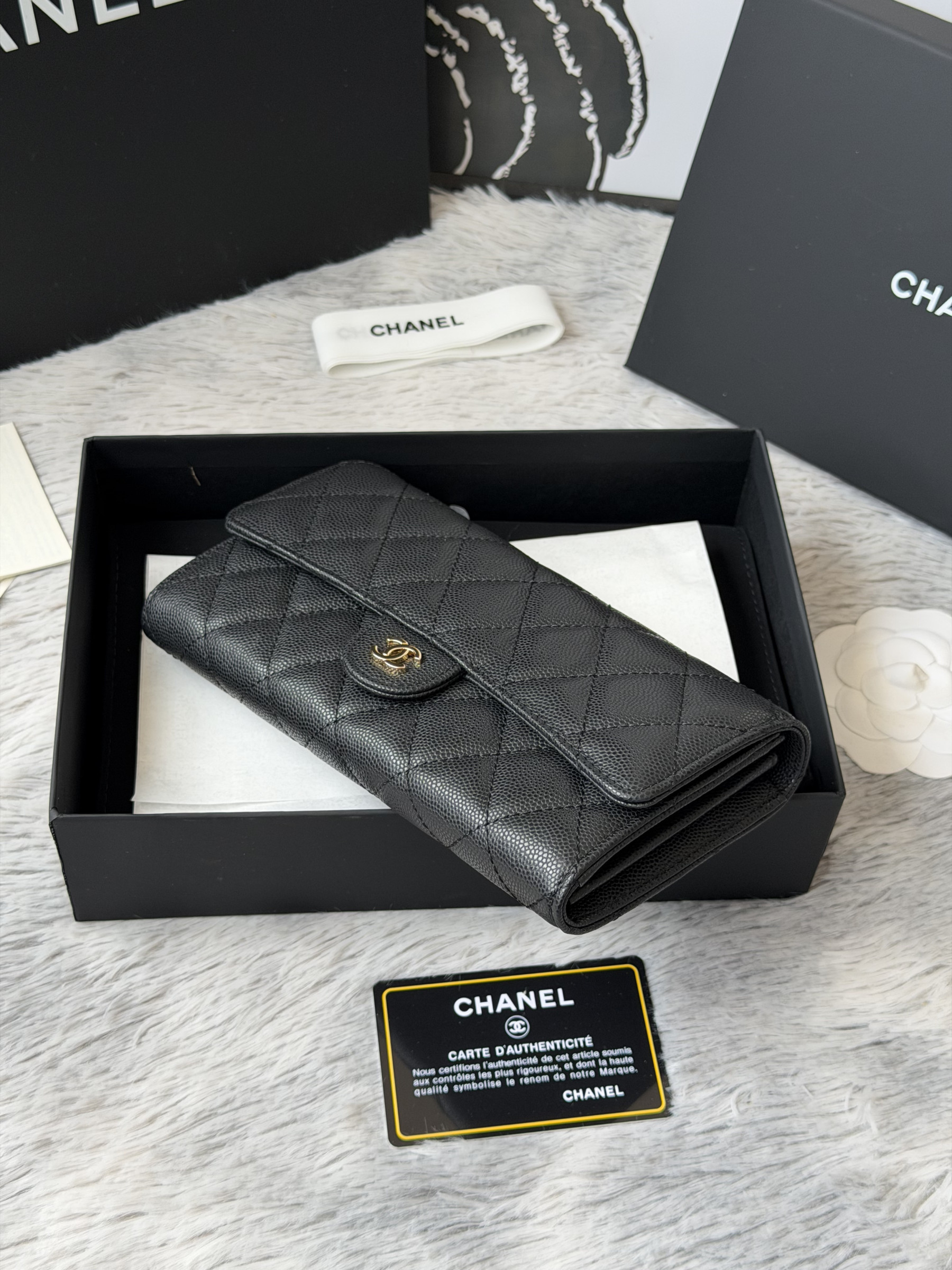 Ch**el wallet 80758 10x19x3cm