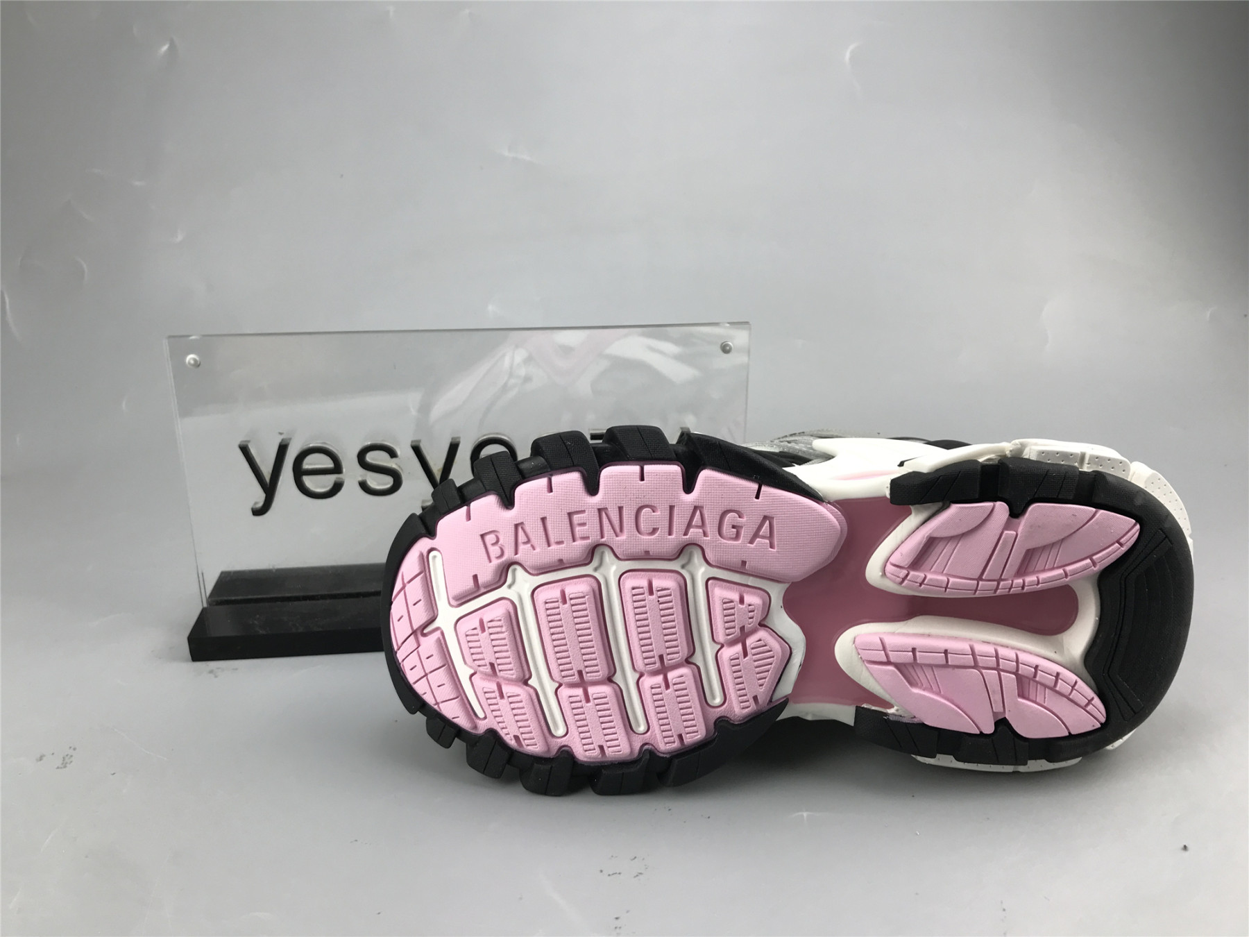 UA TRACK 2 OPEN SNEAKER PINK GREY WHITE