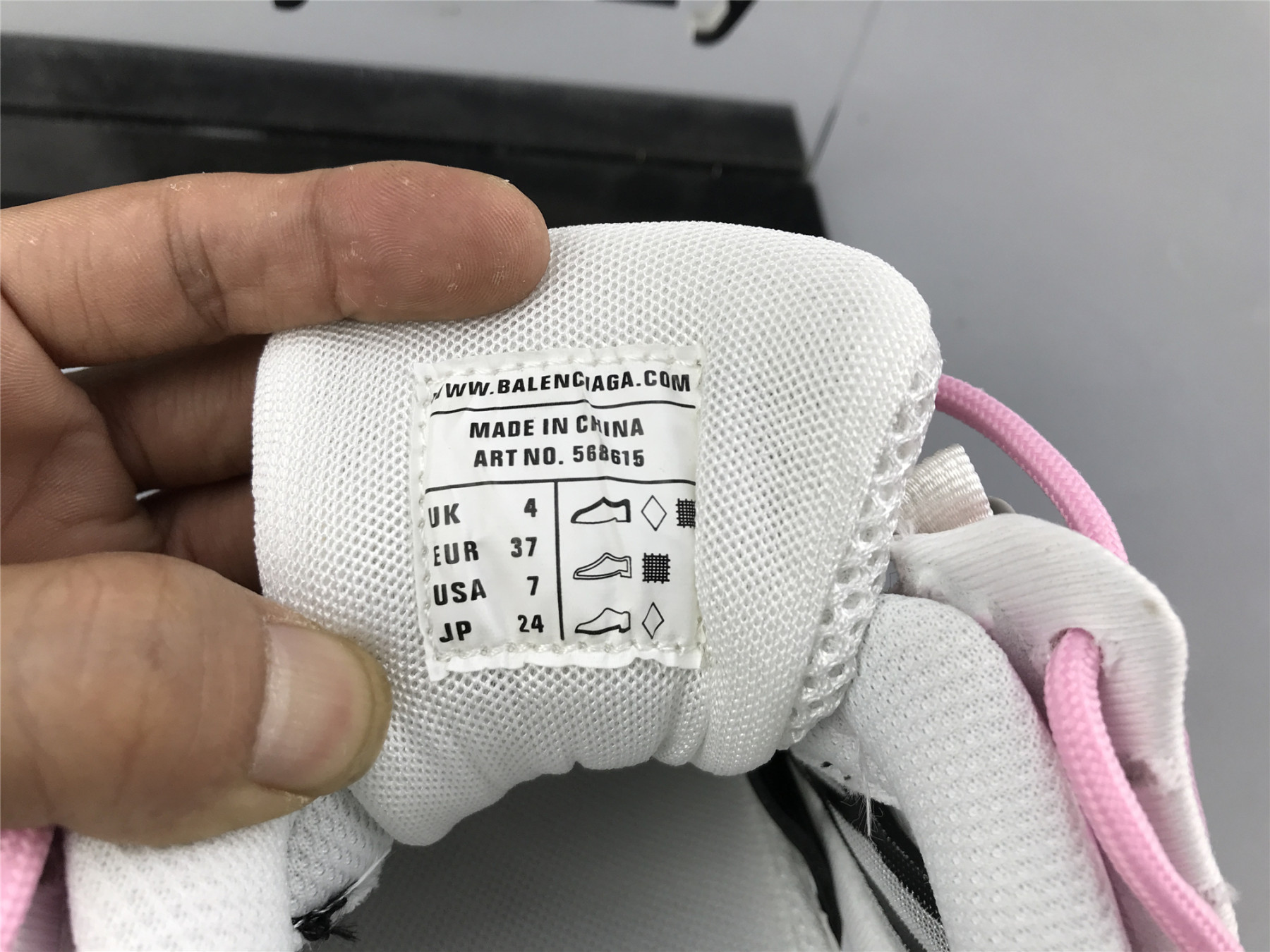 UA TRACK 2 OPEN SNEAKER PINK GREY WHITE
