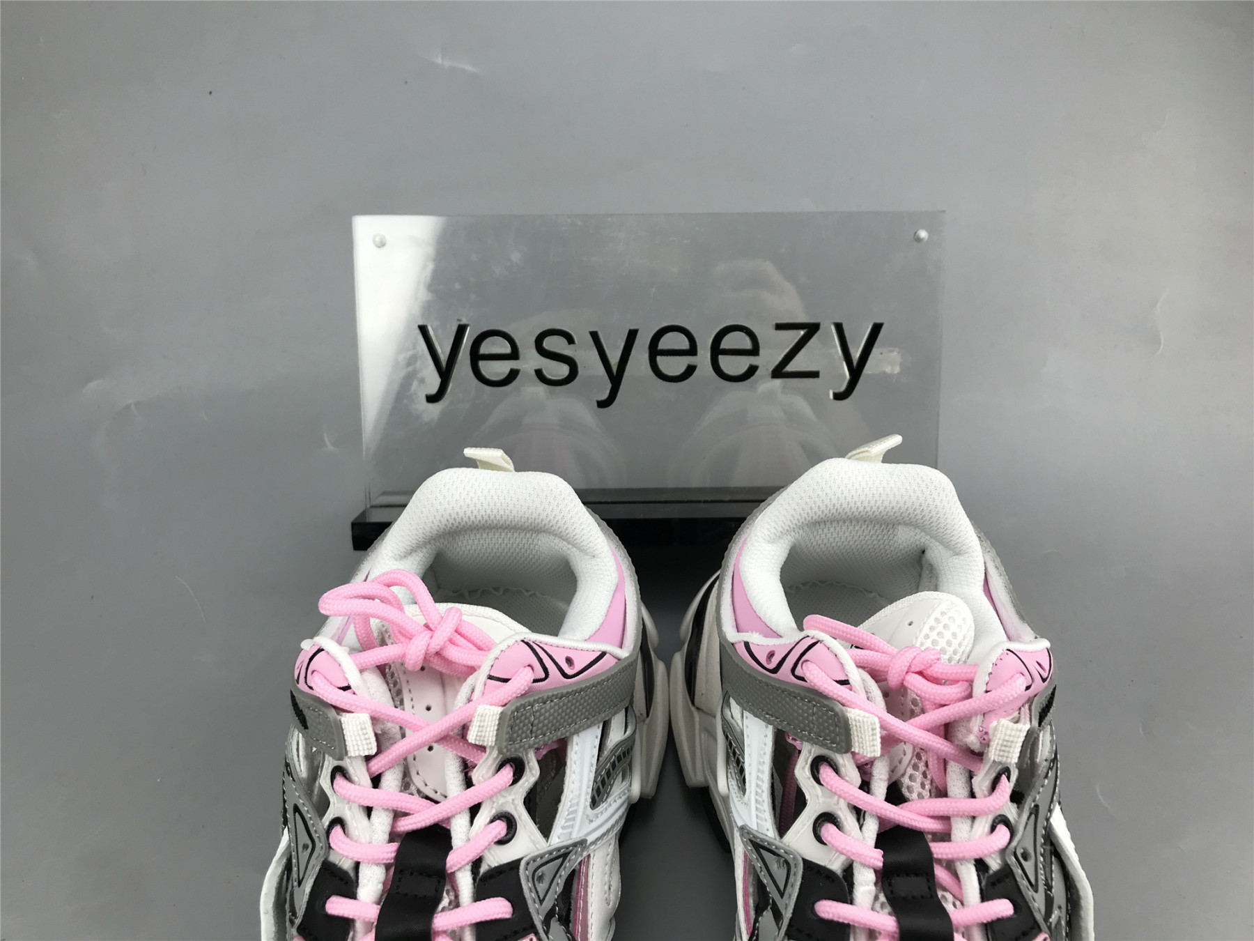 UA TRACK 2 OPEN SNEAKER PINK GREY WHITE