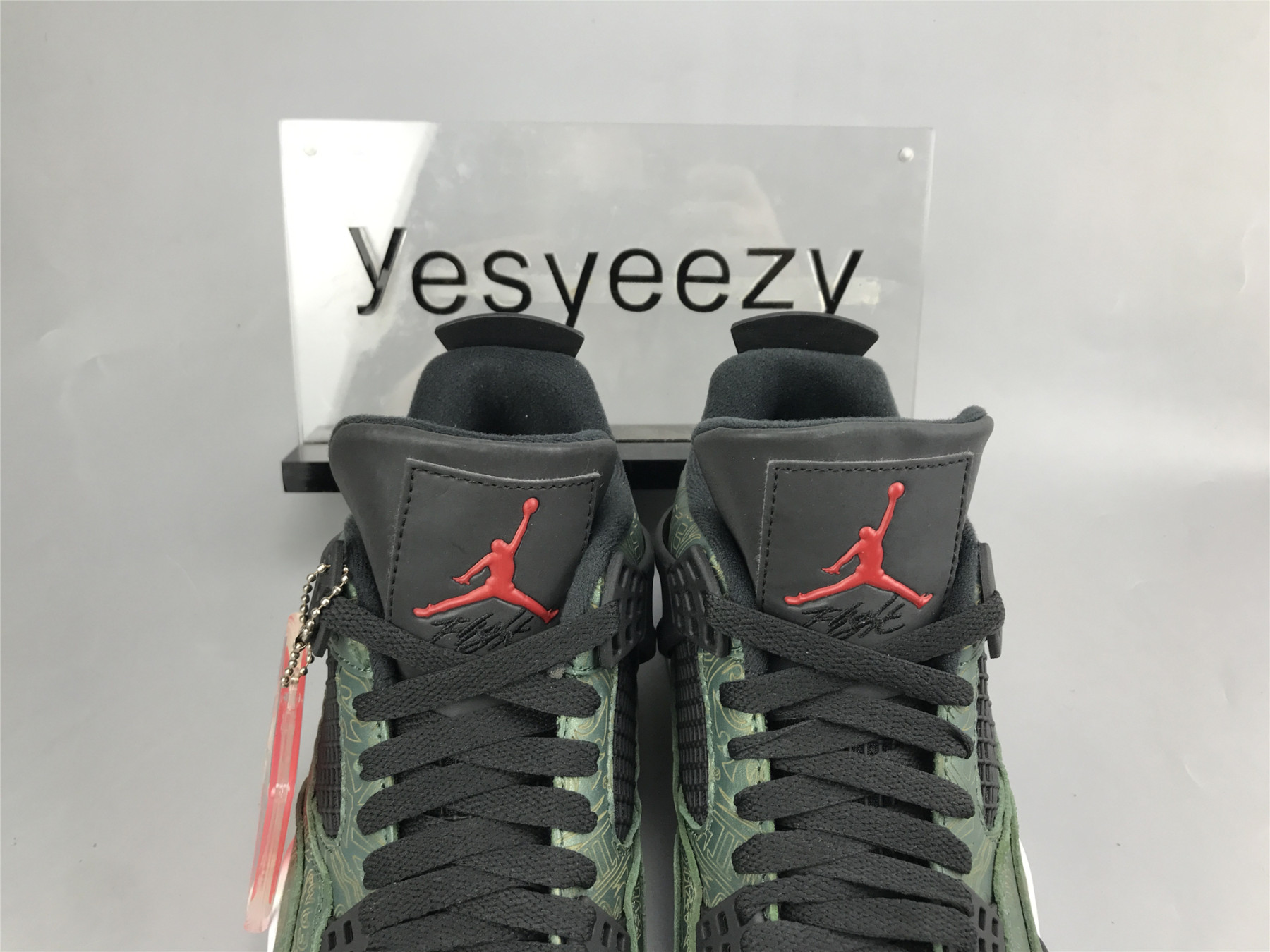 UA AIR JORDAN 4 RETRO LASER GREEN