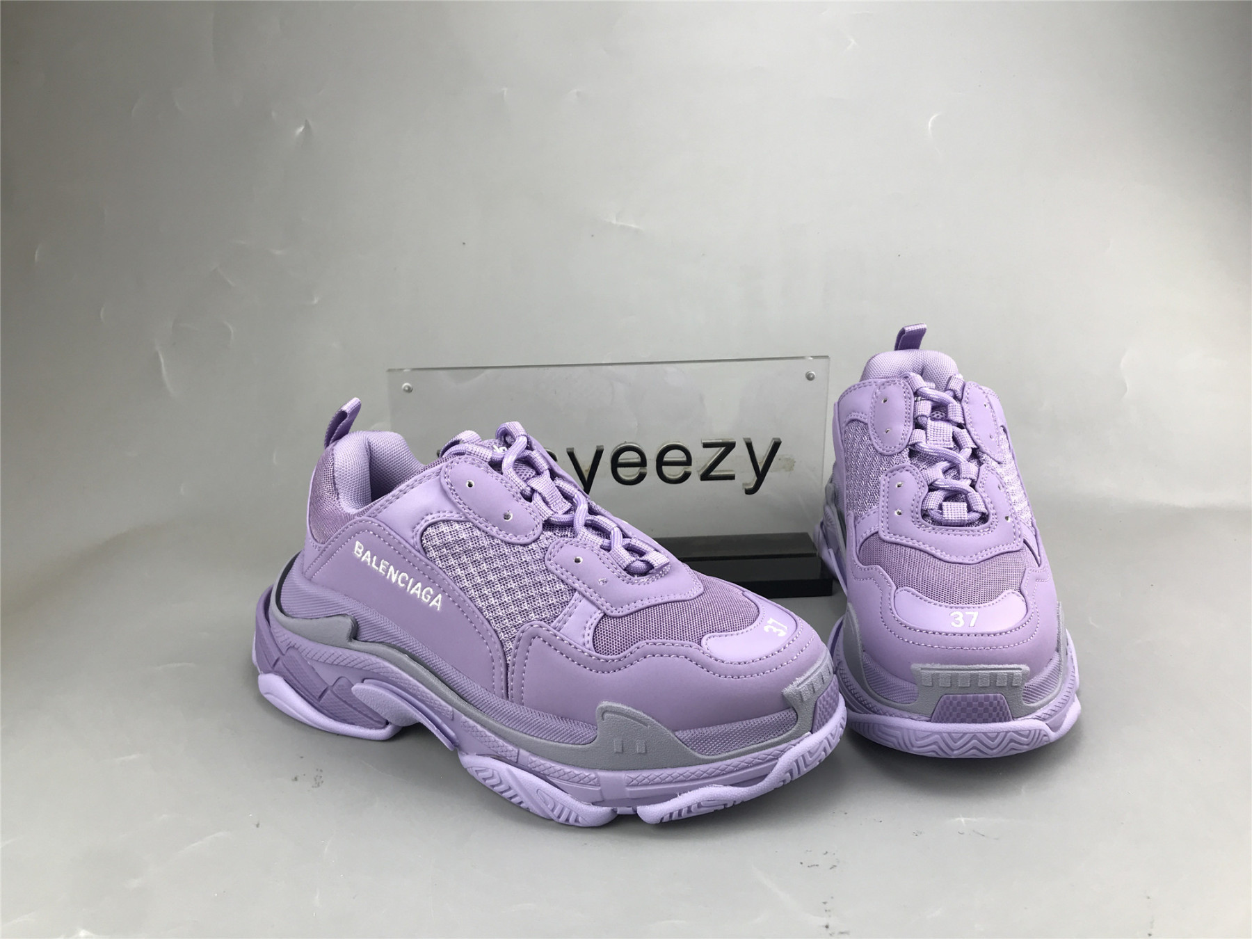 UA TRIPLE S CLEAR SOLE PURPLE