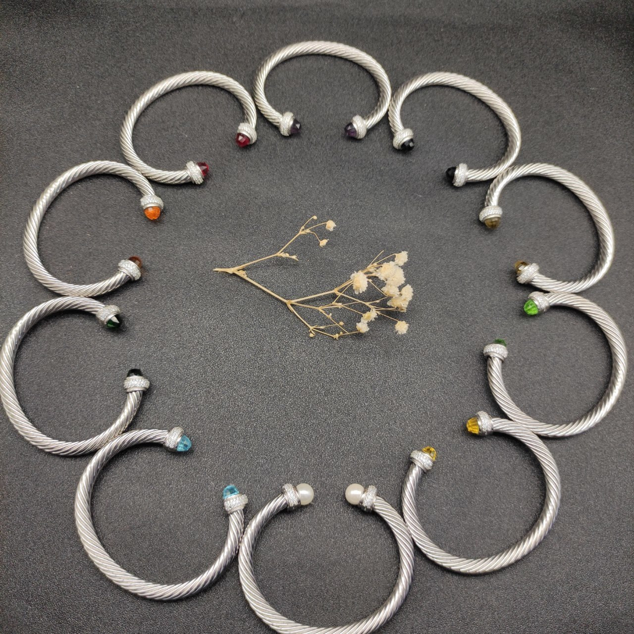 David Yurman 7mm full D1am0nd Bracelet (wrist circumference 15-20cm)