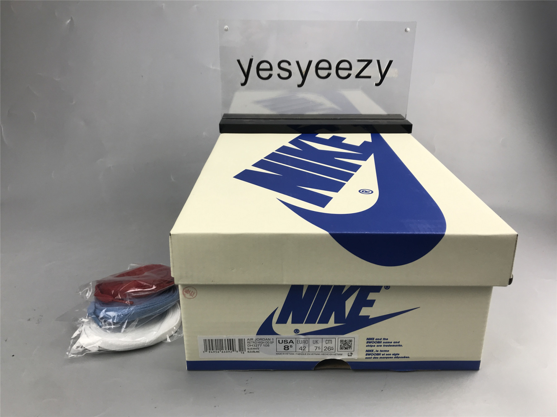 UA FRAGMENT X TS X AIR JORDAN 1 HIGH OG SP UNIVERSITY BLUEÂ