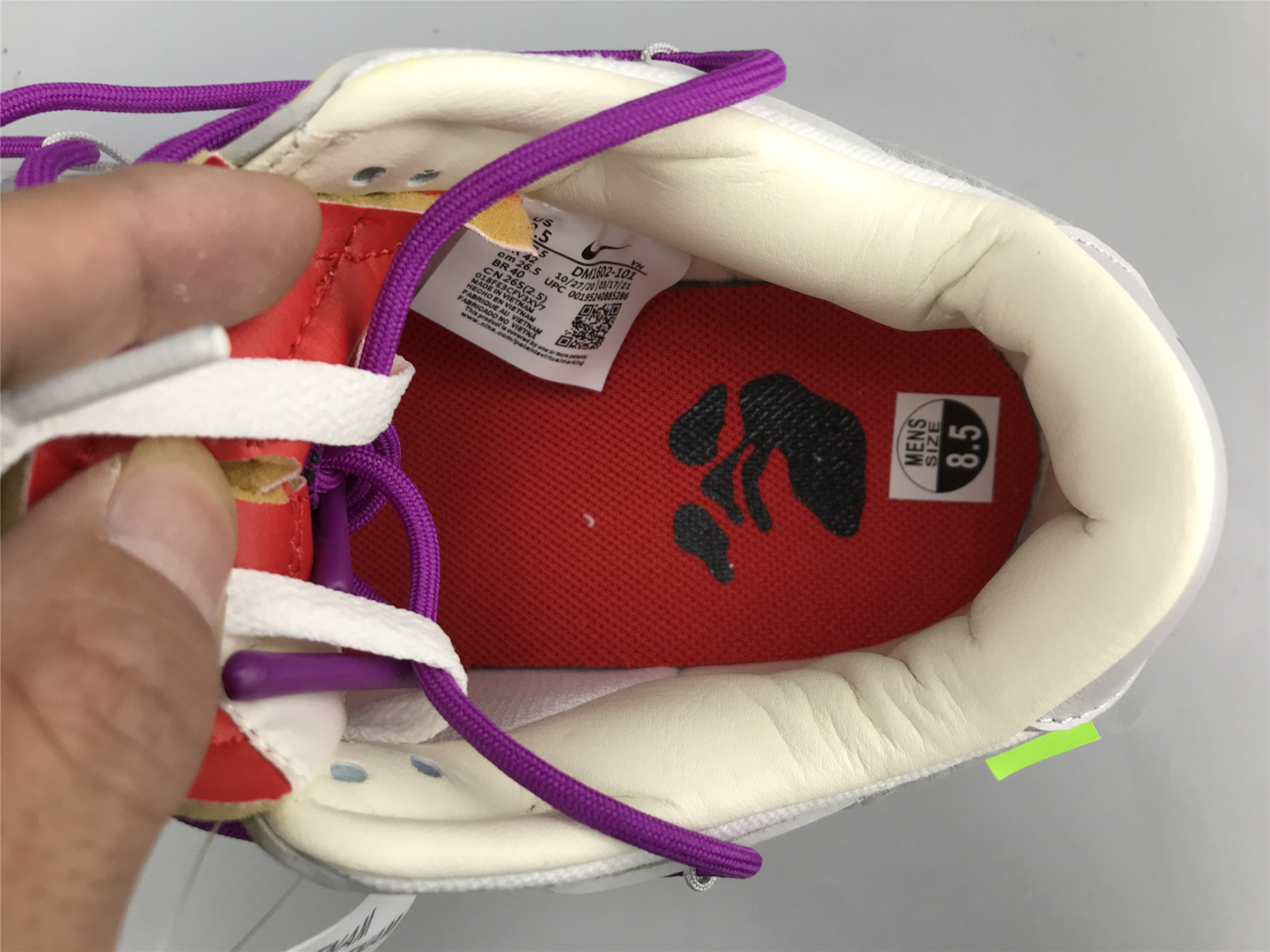 UA NIKE OFF-WHITE X DUNK LOW 