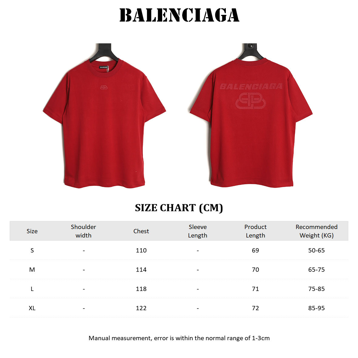 Balenciaga 26ss Short-sleeved T-shirt