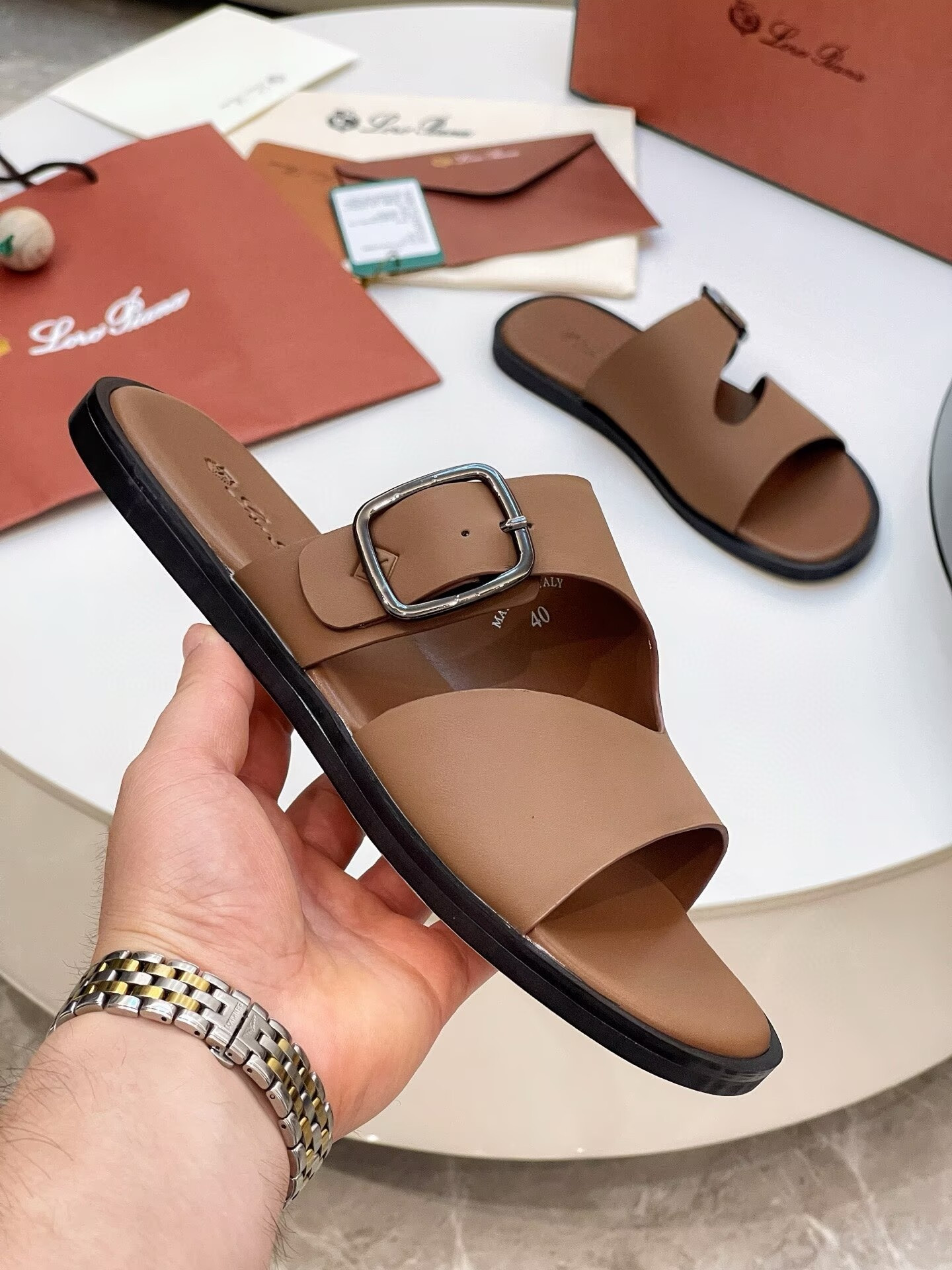 UA Loro Piana Sandals