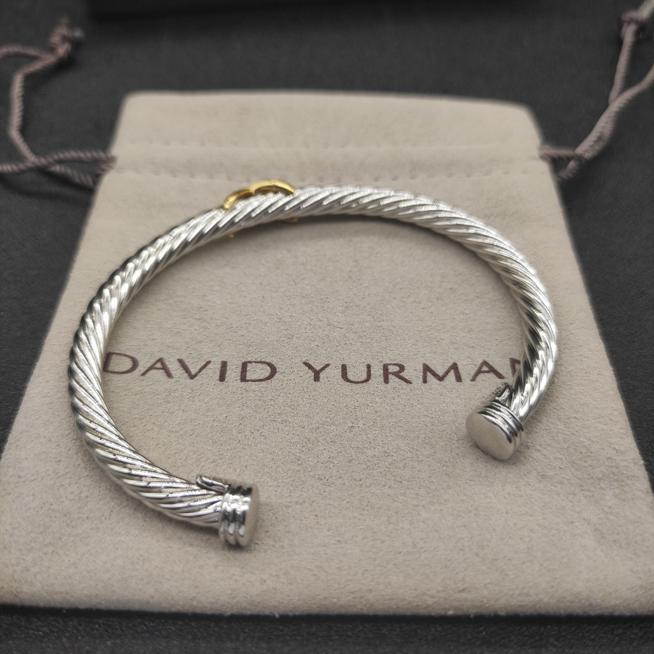 David Yurman 5mm Wrap Bracelet(wrist circumference 15-20cm)