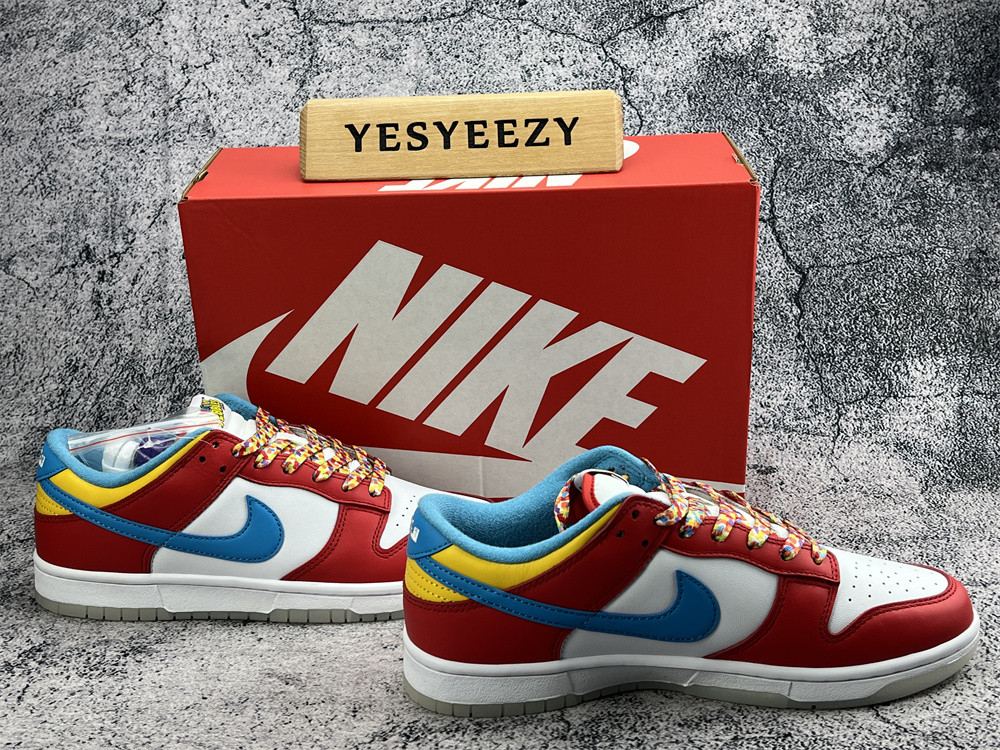 UA NIKE LEBRON JAMES X FRUITY PEBBLES X DUNK LOW