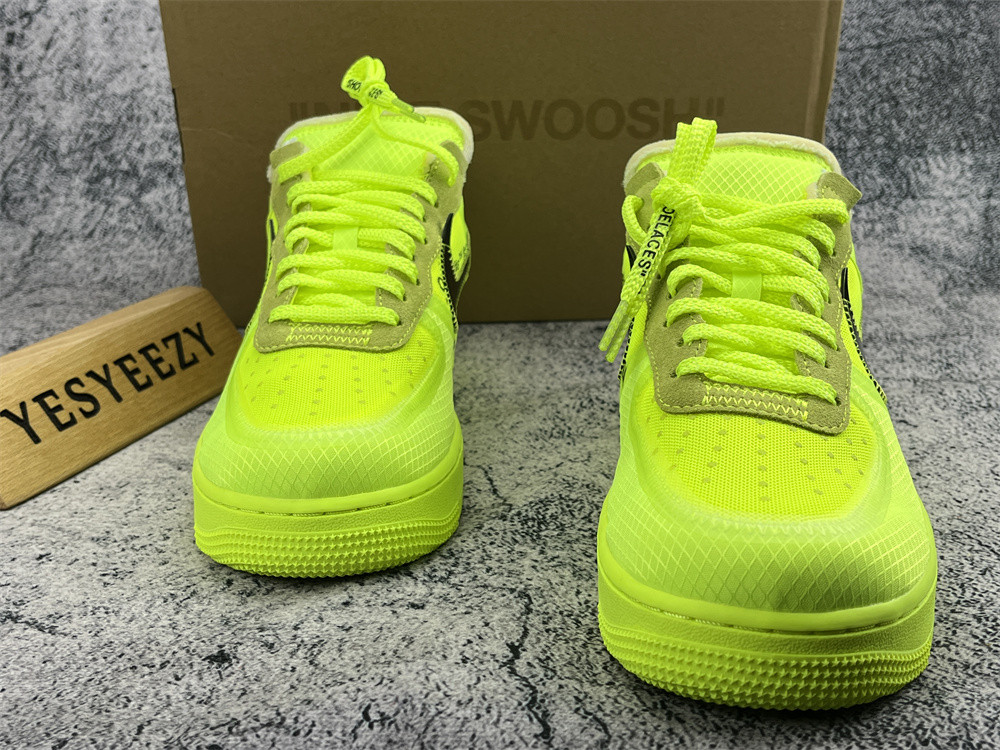 UA THE 10: NIKE AIR FORCE 1 LOW "OFF-WHITE" VOLT