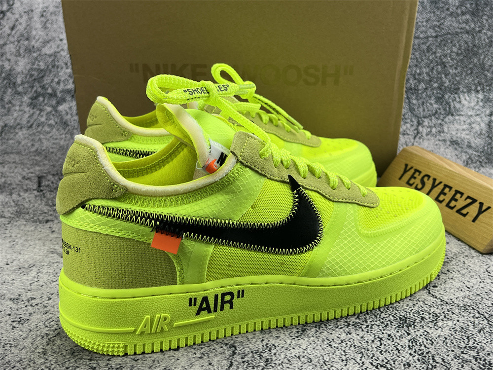 UA THE 10: NIKE AIR FORCE 1 LOW "OFF-WHITE" VOLT
