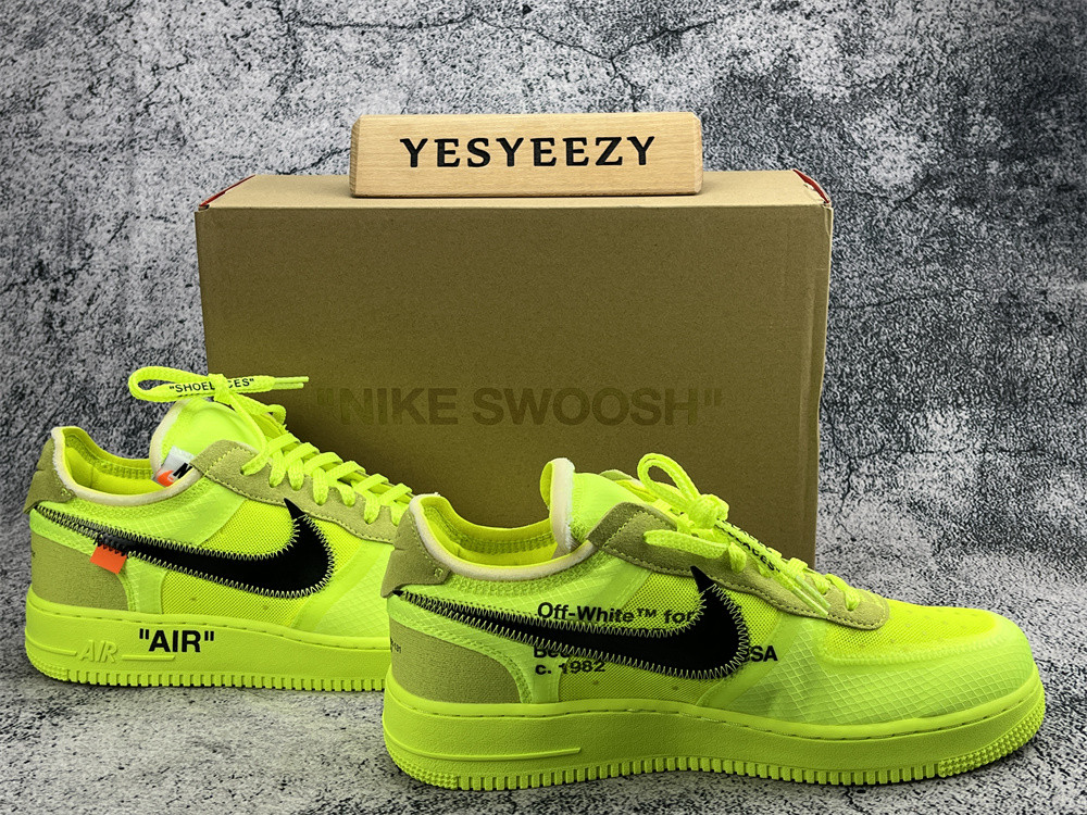UA THE 10: NIKE AIR FORCE 1 LOW "OFF-WHITE" VOLT