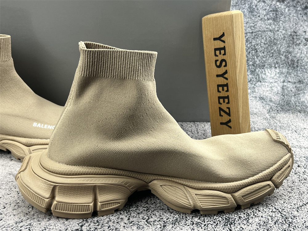 UA 3XL Beige Sock Sneaker