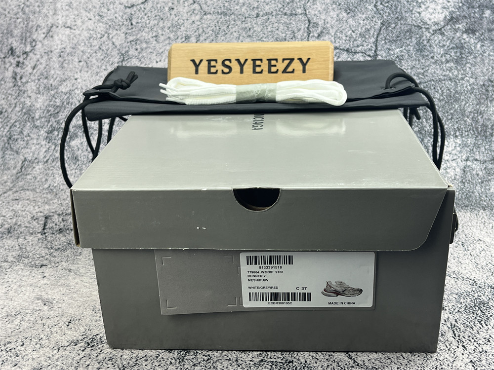 UA RUNNER GREY WHITE RED