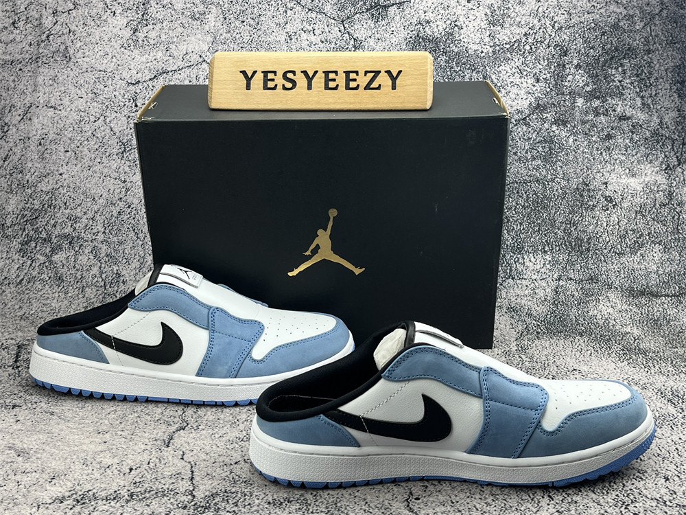 UA AIR JORDAN MULE GOLF UNIVERSITY BLUE NOW AVAILABLE