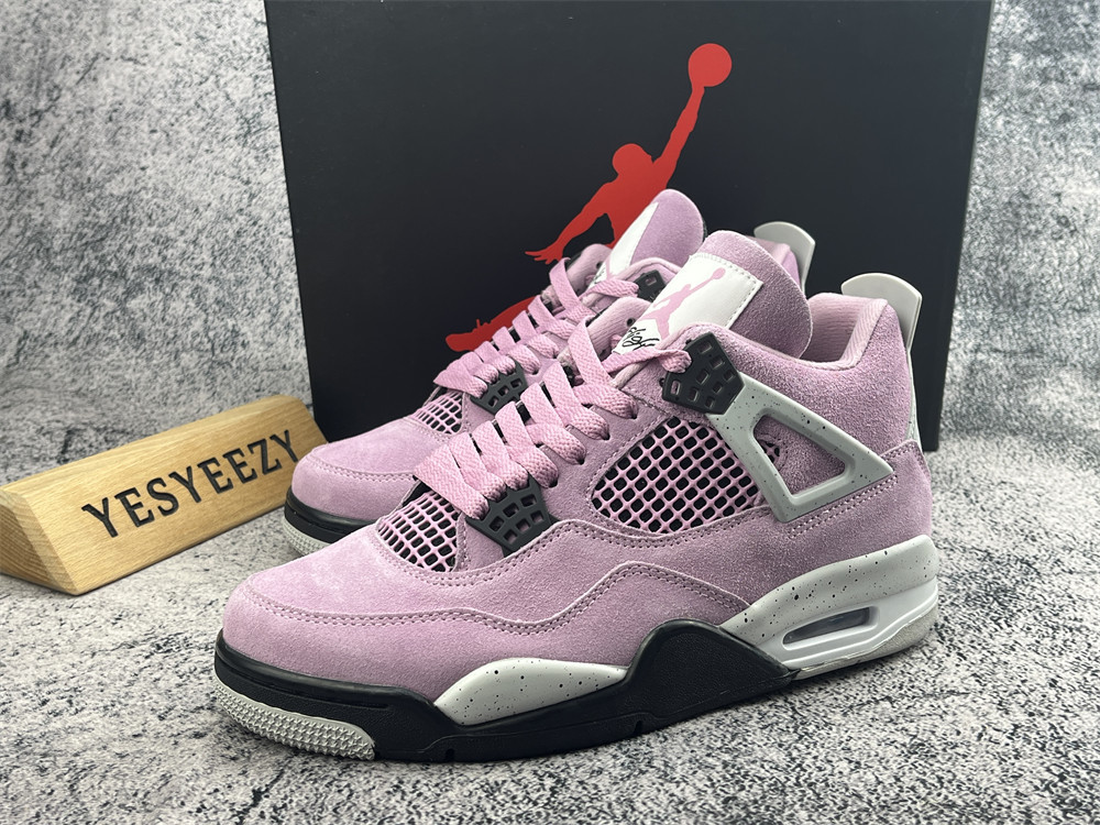 UA Jordan 4 Retro Orchid
