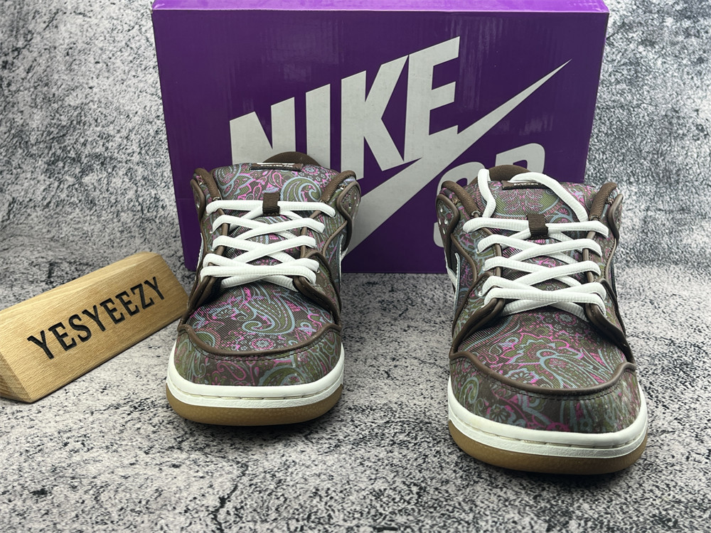 UA Nike SB Dunk Low Pro Paisley Brown