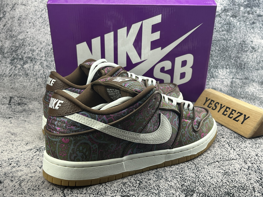 UA Nike SB Dunk Low Pro Paisley Brown
