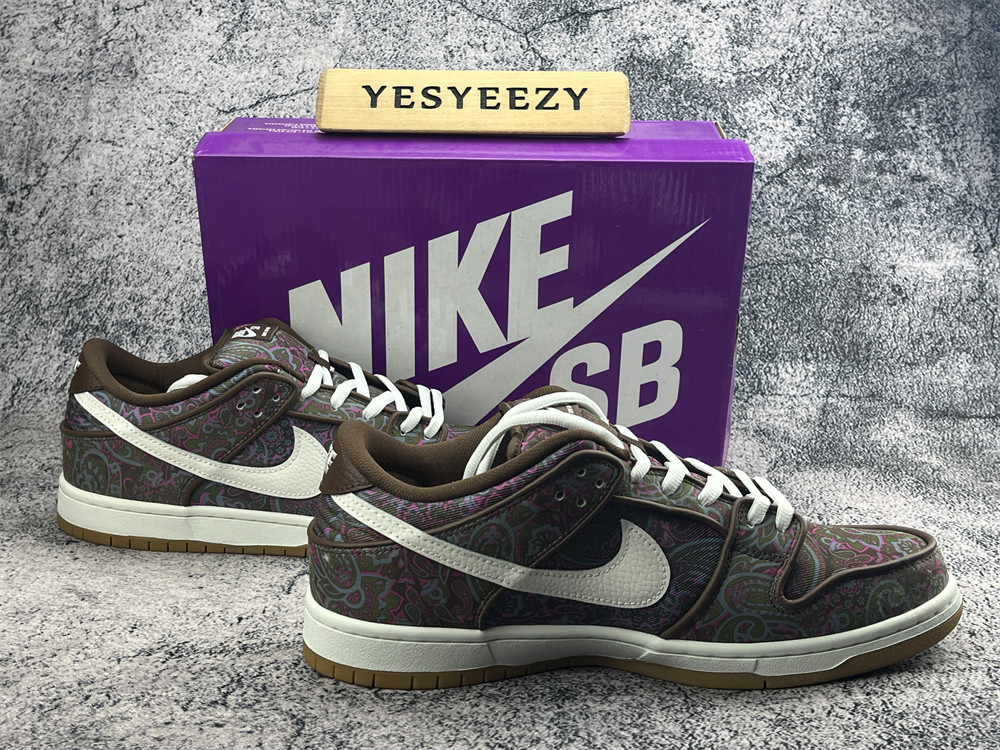 UA Nike SB Dunk Low Pro Paisley Brown