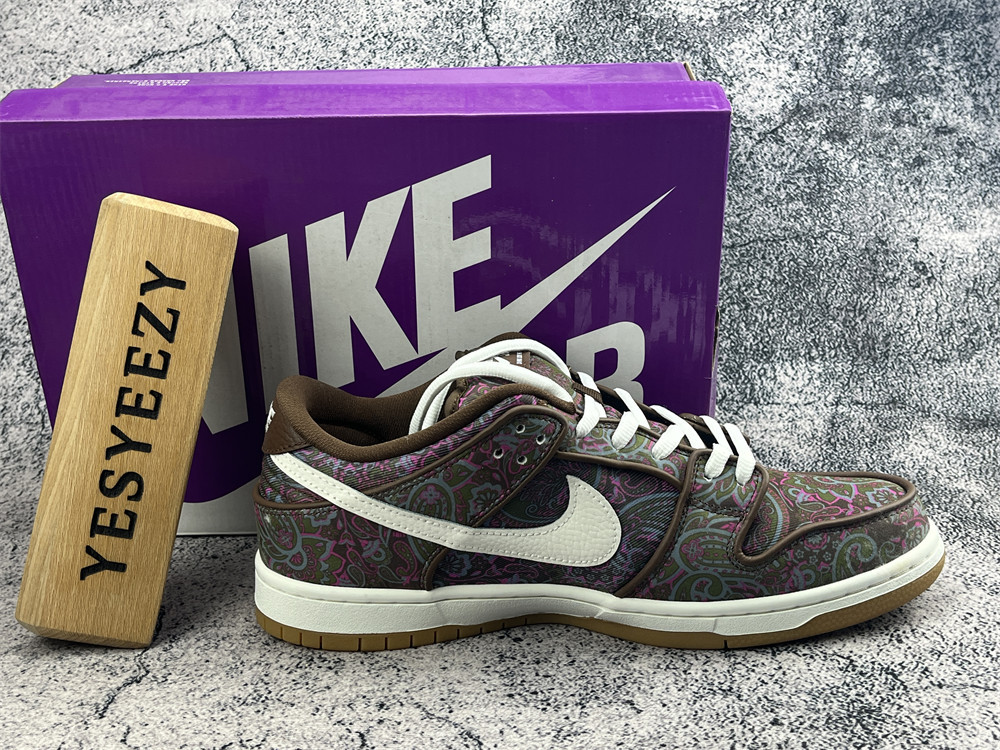 UA Nike SB Dunk Low Pro Paisley Brown