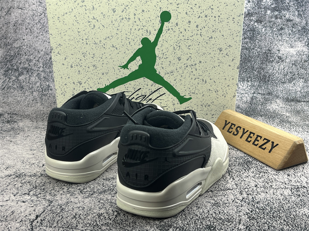 UA Jordan 4 RM Black Light Bone