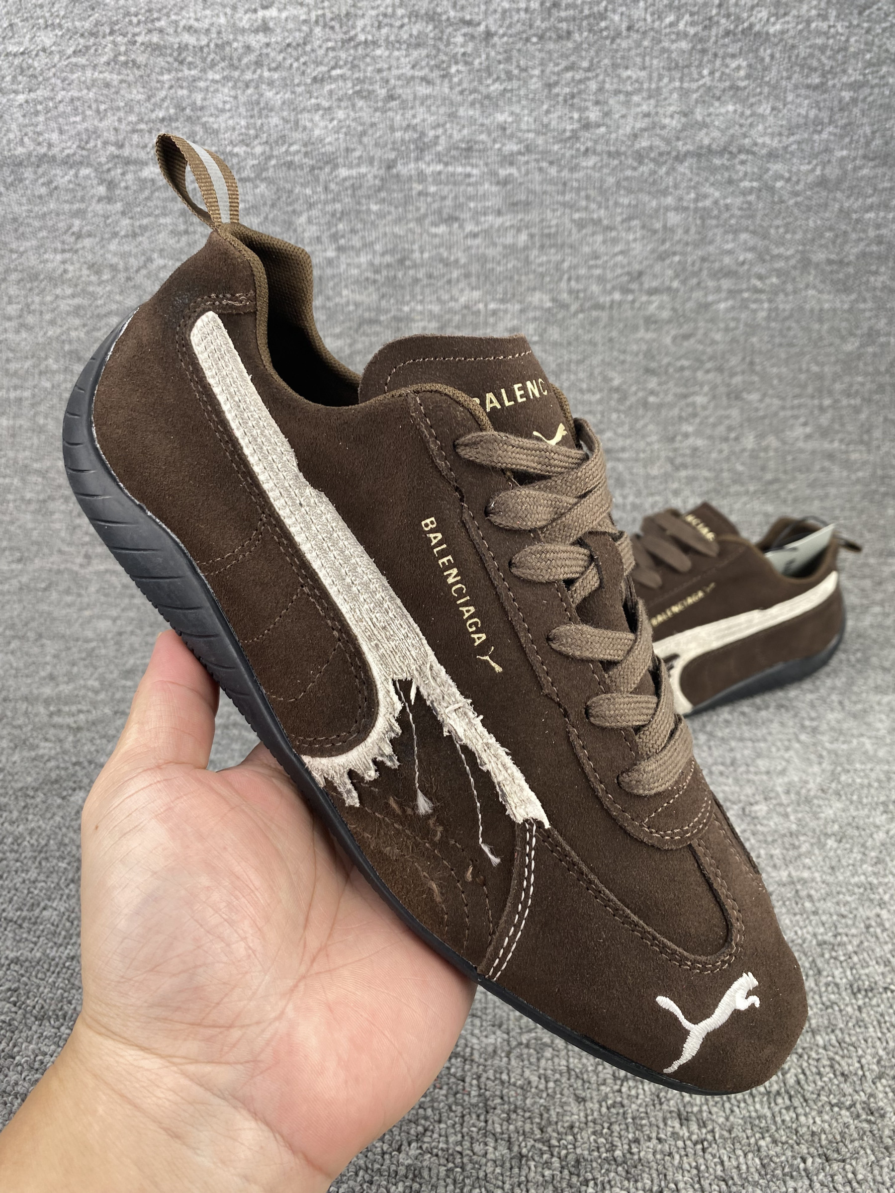 UA Balenciaga Speedcat Suede Sneaker
