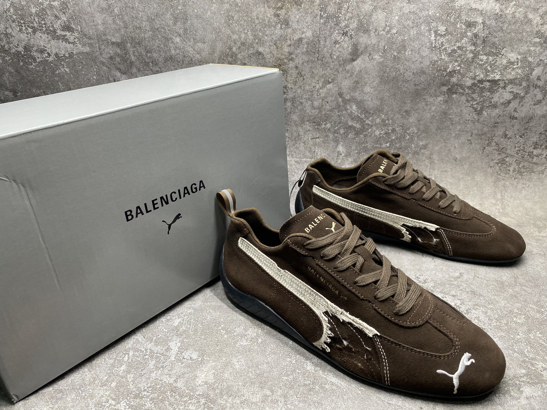 UA Balenciaga Speedcat Suede Sneaker