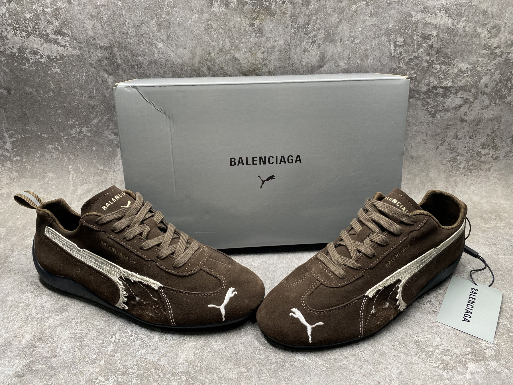 UA Balenciaga Speedcat Suede Sneaker