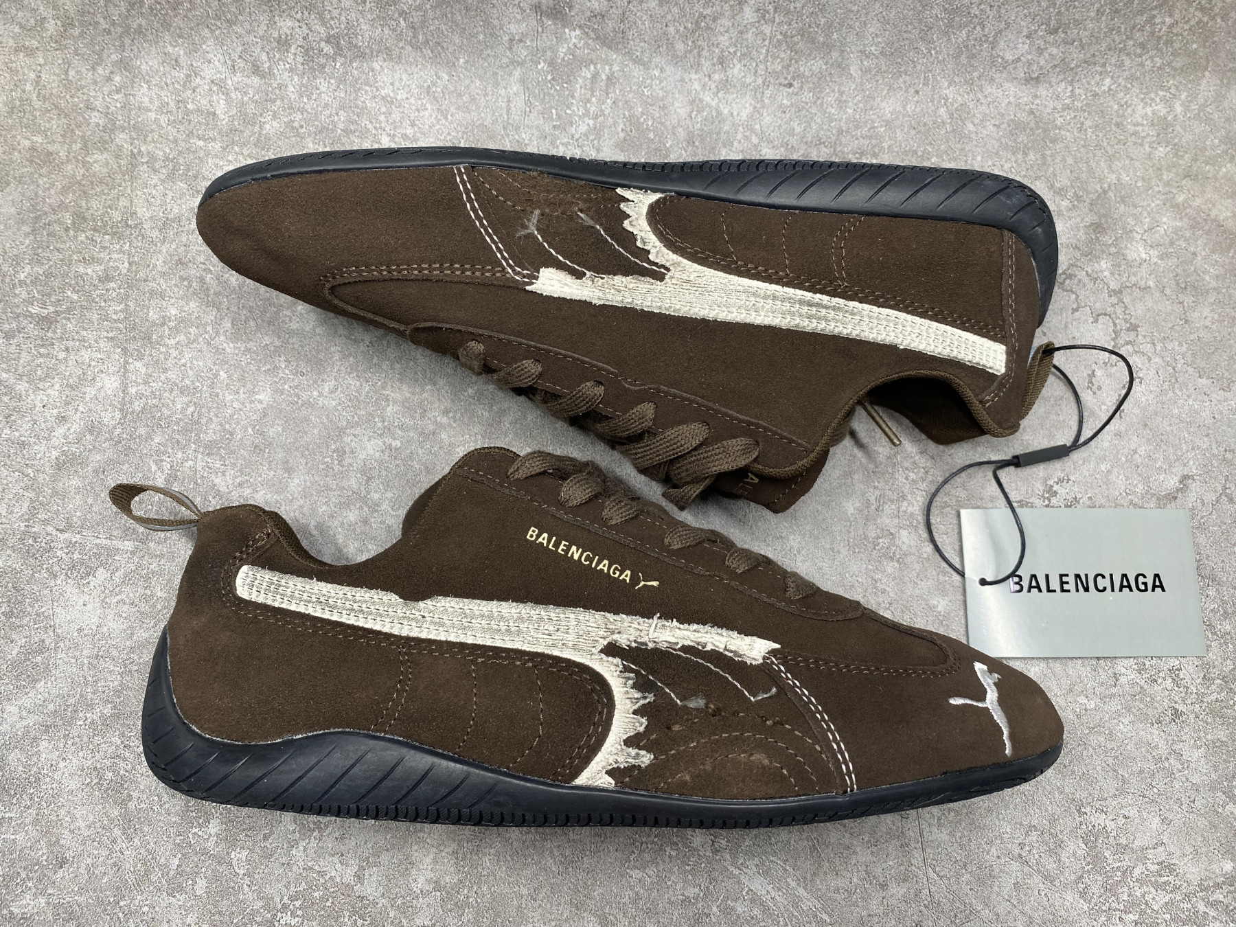 UA Balenciaga Speedcat Suede Sneaker